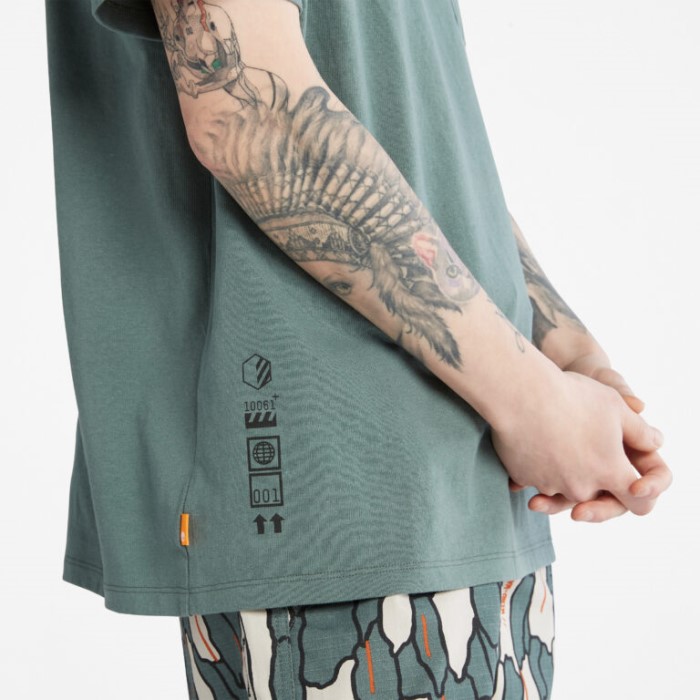 Timberland Balsam Green Herre Progressiv Utility Sværvægts T-shirt