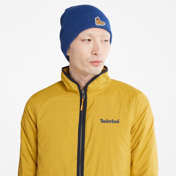 Timberland Bellwether Blå Herre 3-i-1 Udendørs Bjergbyjakke Med Tørventileringsteknologi