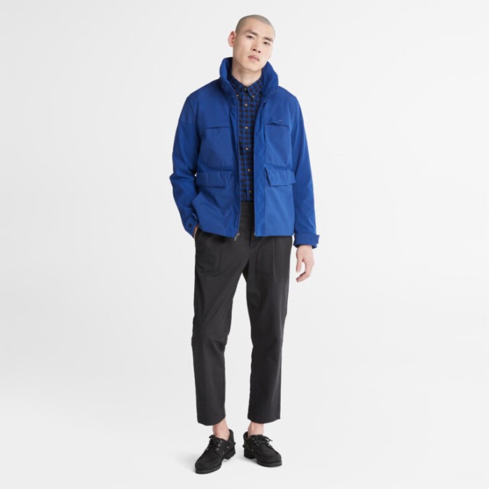 Timberland Bellwether Blå Herre Vandafvisende Softshell Feltjakke