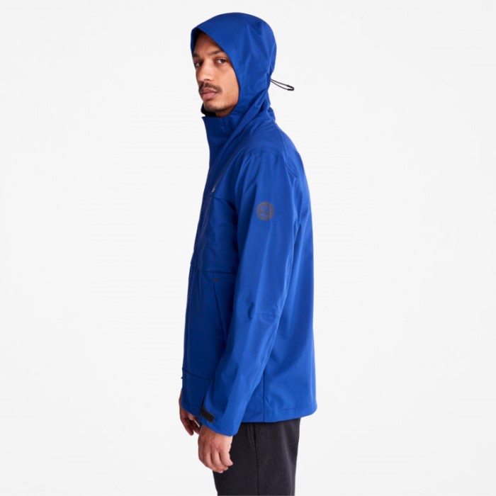 Timberland Bellwether Blå Mænd Vandafvisende Stretch Hættejakke