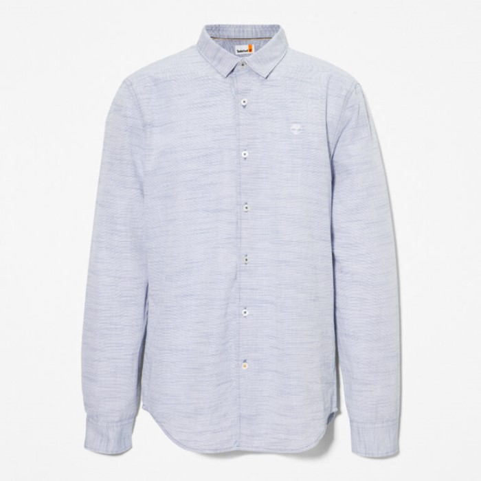 Timberland Bellwether Blue Yd Men Tioga River Slim-fit Skjorte