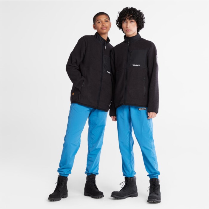 Timberland Sort Alle Køn Udendørs Arkiv Højluvet Fleecejakke