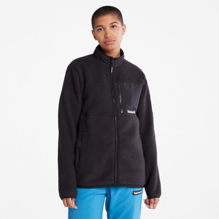 Timberland Sort Alle Køn Udendørs Arkiv Højluvet Fleecejakke