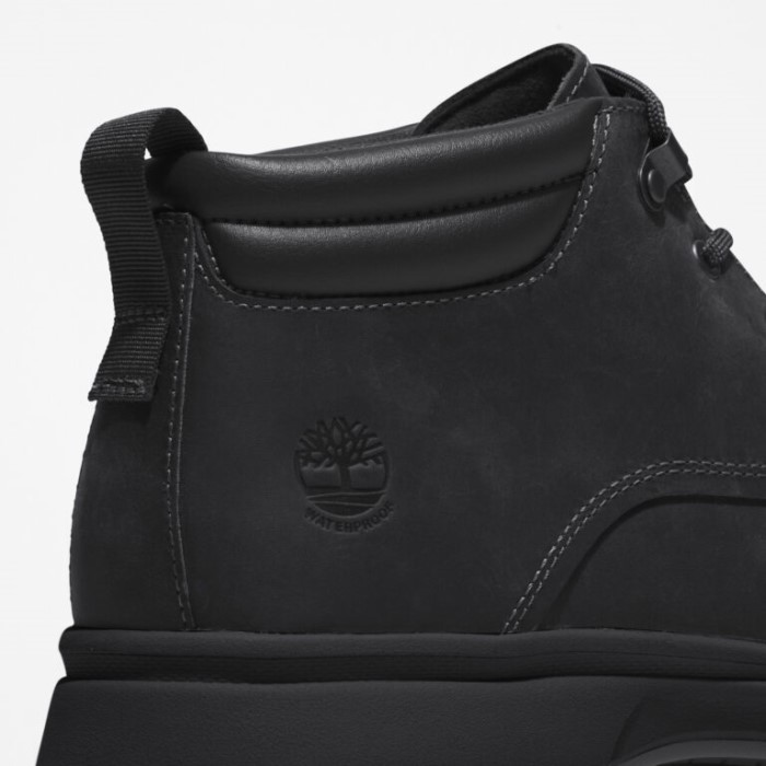 Timberland Sorte Fuldkorns Herre Atwells Ave Vandtætte Chukka Støvler