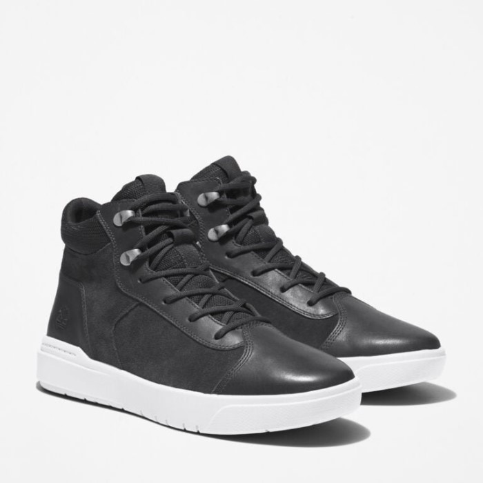 Timberland Sort Fuldkorns Wdkgry Herre Seneca Bay Sneaker Støvler