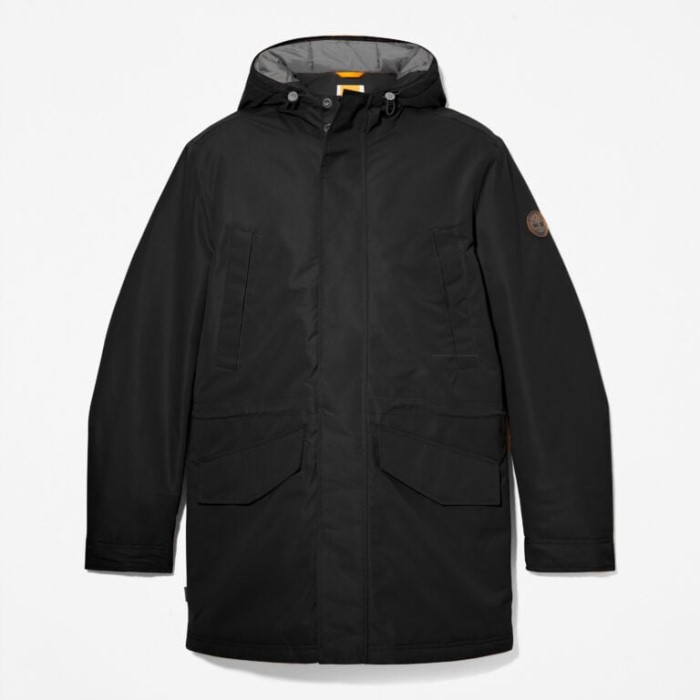 Timberland Sorte Mænd Isoleret By Parka