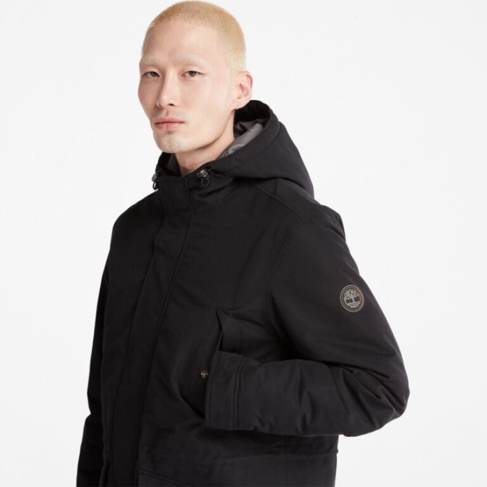 Timberland Sorte Mænd Isoleret By Parka