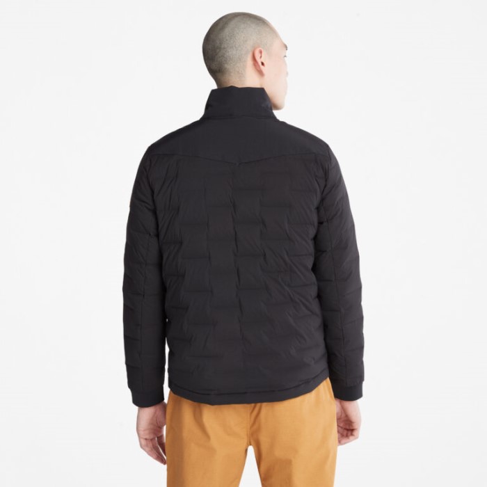 Timberland Sort Midweight Genbrugsdunjakke Til Mænd