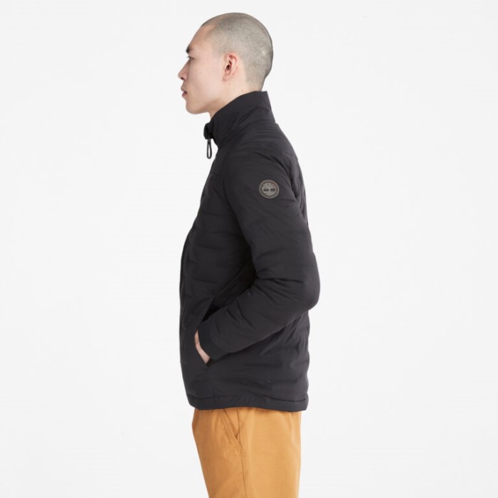 Timberland Sort Midweight Genbrugsdunjakke Til Mænd