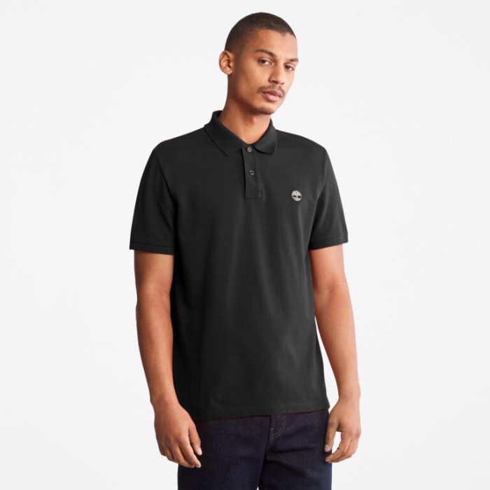 Timberland Sorte Mænd Millers River Pique Poloshirt