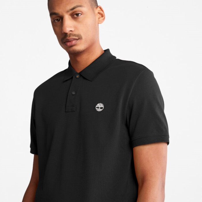 Timberland Sorte Mænd Millers River Pique Poloshirt