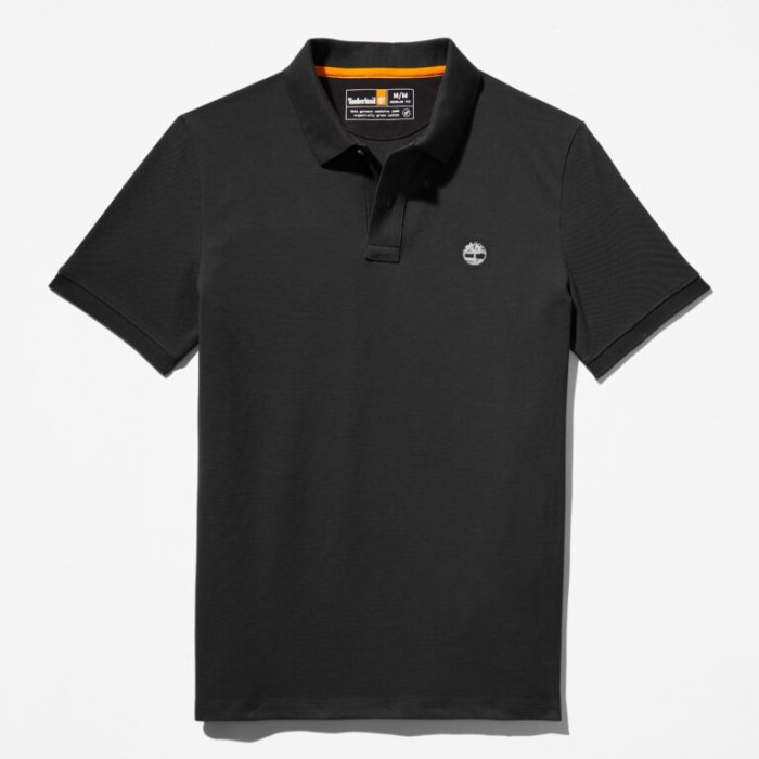 Timberland Sorte Mænd Millers River Pique Poloshirt
