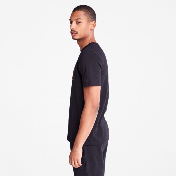 Timberland Sorte Mænd Naturen Har Brug For Helte T-shirt