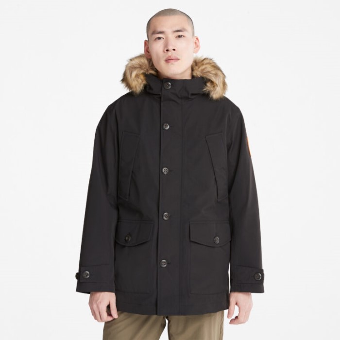 Timberland Sorte Mænd Scar Ridge 3-i-1 Jakke Med Dry Vent Teknologi