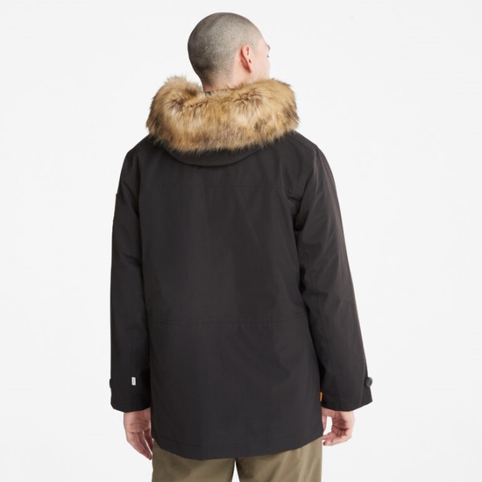 Timberland Sorte Mænd Scar Ridge 3-i-1 Jakke Med Dry Vent Teknologi