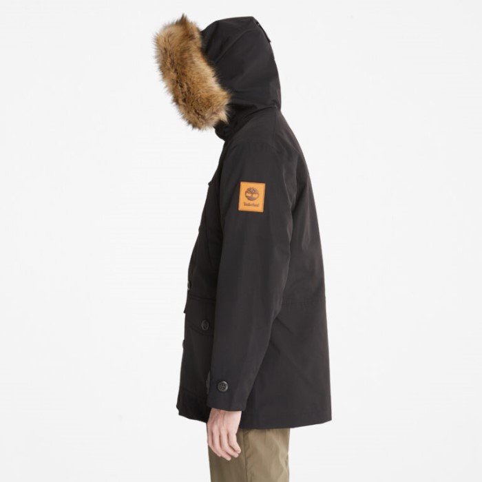 Timberland Sorte Mænd Scar Ridge 3-i-1 Jakke Med Dry Vent Teknologi