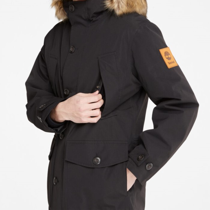 Timberland Sorte Mænd Scar Ridge 3-i-1 Jakke Med Dry Vent Teknologi