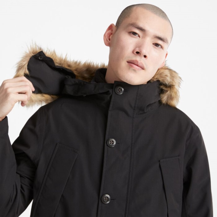 Timberland Sorte Mænd Scar Ridge 3-i-1 Jakke Med Dry Vent Teknologi