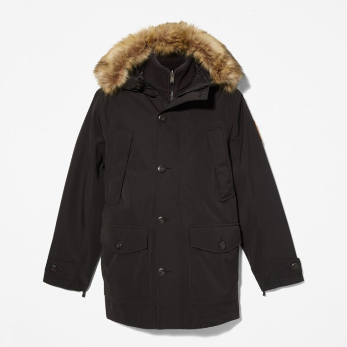 Timberland Sorte Mænd Scar Ridge 3-i-1 Jakke Med Dry Vent Teknologi