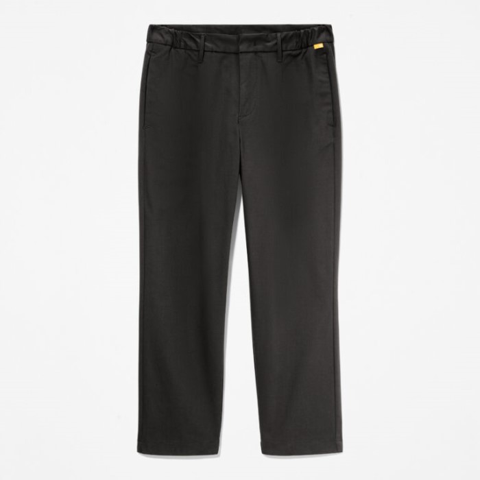 Timberland Sorte Mænd Brede Cropped Bukser Med Outlast Stof