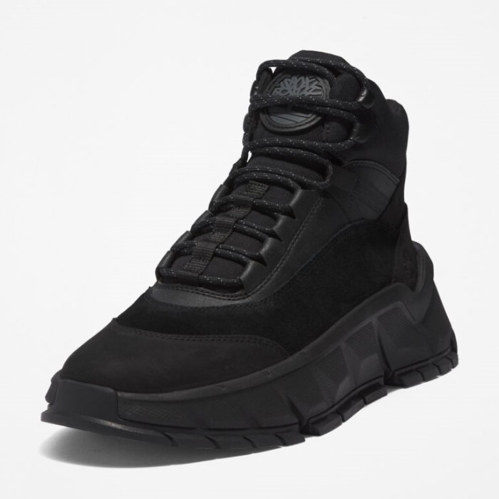 Timberland Sorte Nubuck Herre Tbl Turbo Vandrestøvler