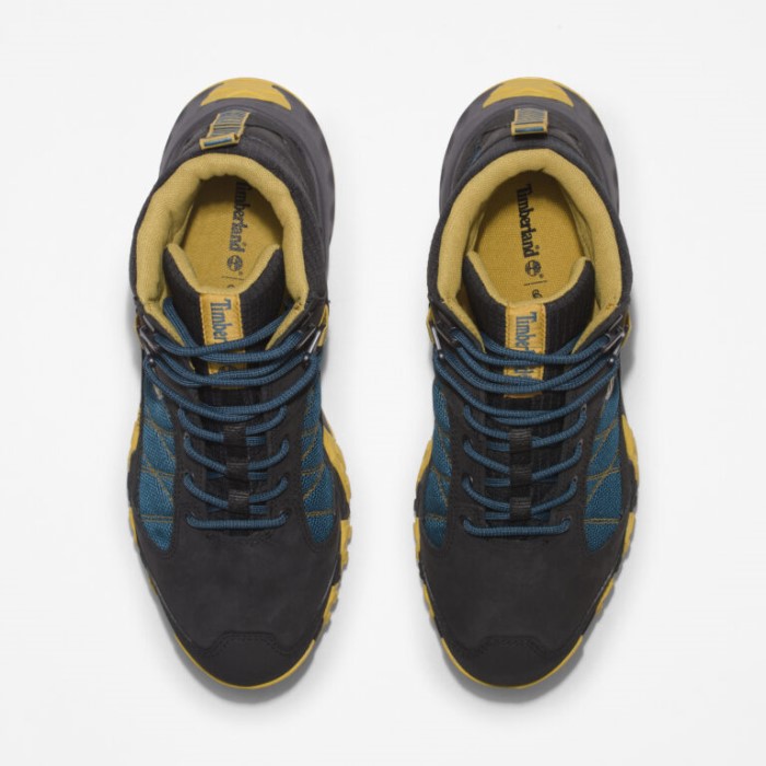 Timberland Sort Nubuck M Blå Herre Trailquest Vandtætte Vandrestøvler