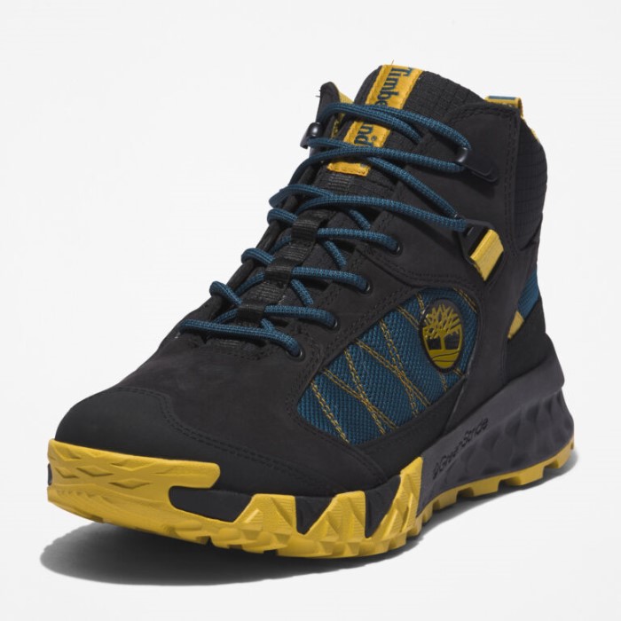 Timberland Sort Nubuck M Blå Herre Trailquest Vandtætte Vandrestøvler