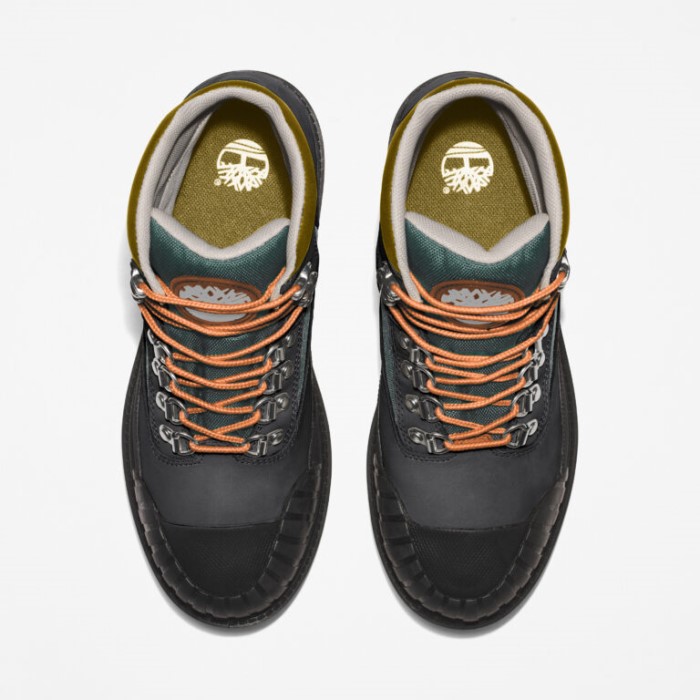 Timberland Sorte Nubuck Vandtætte Vandtætte Gummistøvler Til Kvinder