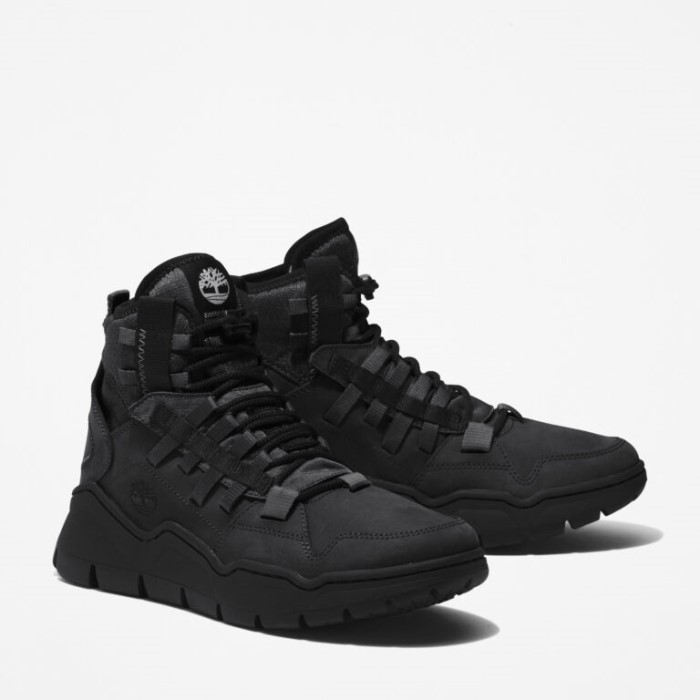 Timberland Sort Nubuck Timberloop Vandrestøvler Til Kvinder