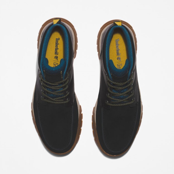 Timberland Sort Ruskind Mænd Boulder Trail Vandtætte Chukka Støvler