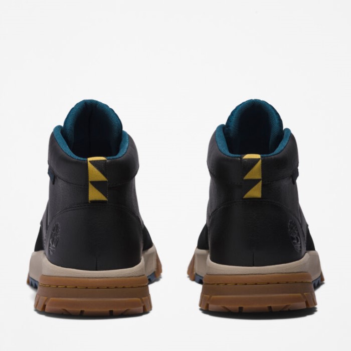 Timberland Sort Ruskind Mænd Boulder Trail Vandtætte Chukka Støvler