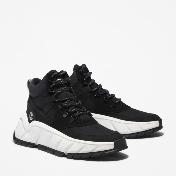 Timberland Sort Ruskind Tbl Turbo Vandrestøvler Til Kvinder