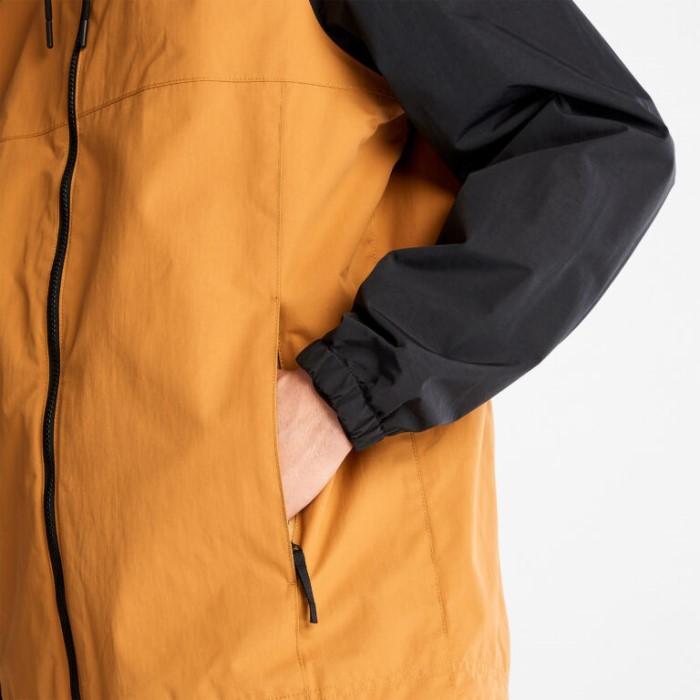 Timberland Black-wheat Herre Vandtæt Skaljakke Med Hætte