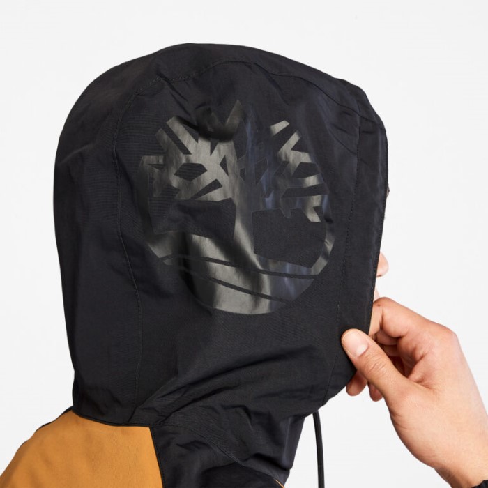 Timberland Black-wheat Herre Vandtæt Skaljakke Med Hætte