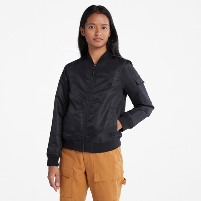 Timberland Sort Bomberjakke Til Kvinder