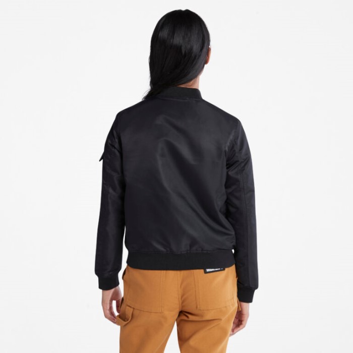 Timberland Sort Bomberjakke Til Kvinder