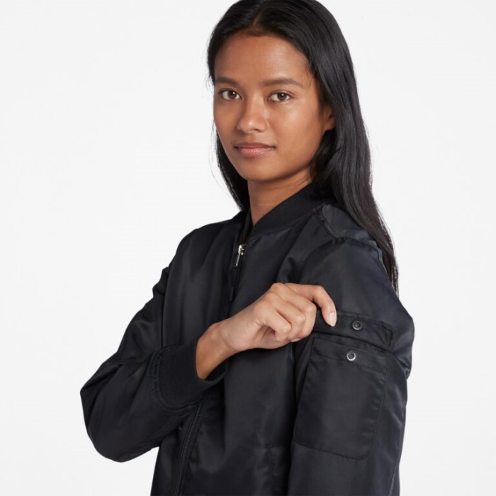 Timberland Sort Bomberjakke Til Kvinder