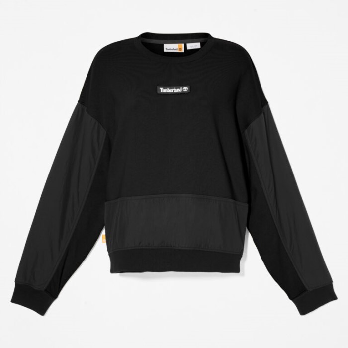 Timberland Sort Sweatshirt Med Rund Hals Til Kvinder