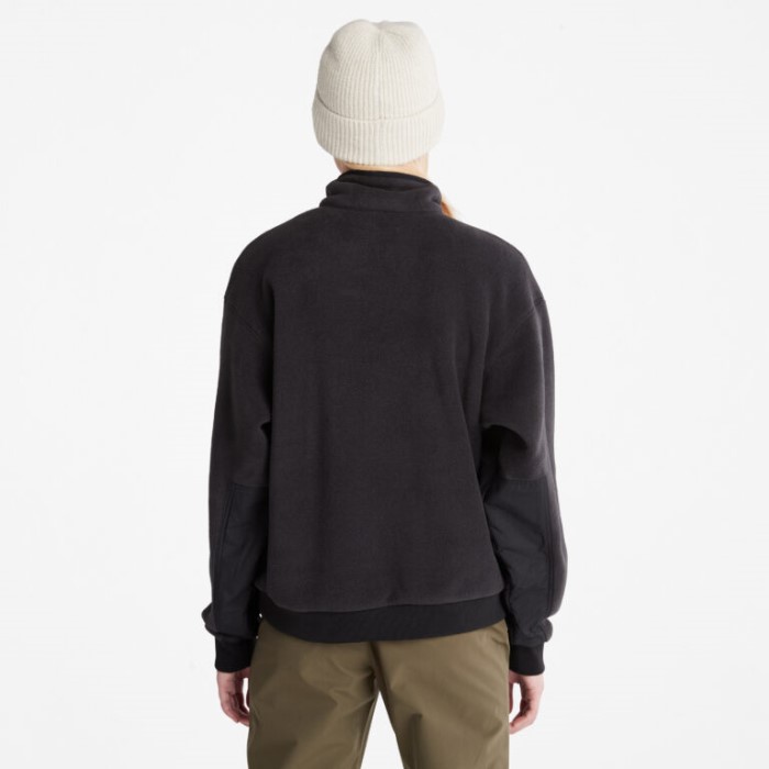 Timberland Sort Polartec Fleece Med Tragthals Til Kvinder