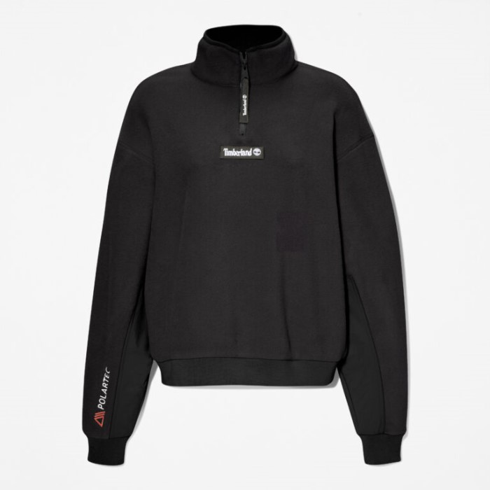 Timberland Sort Polartec Fleece Med Tragthals Til Kvinder