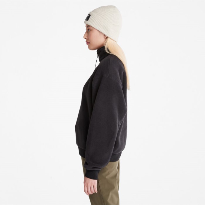 Timberland Sort Polartec Fleece Med Tragthals Til Kvinder