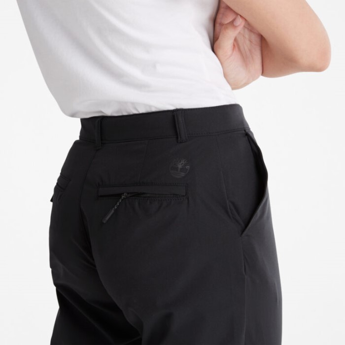 Timberland Sorte Vandtætte Alsidige Bukser Til Kvinder