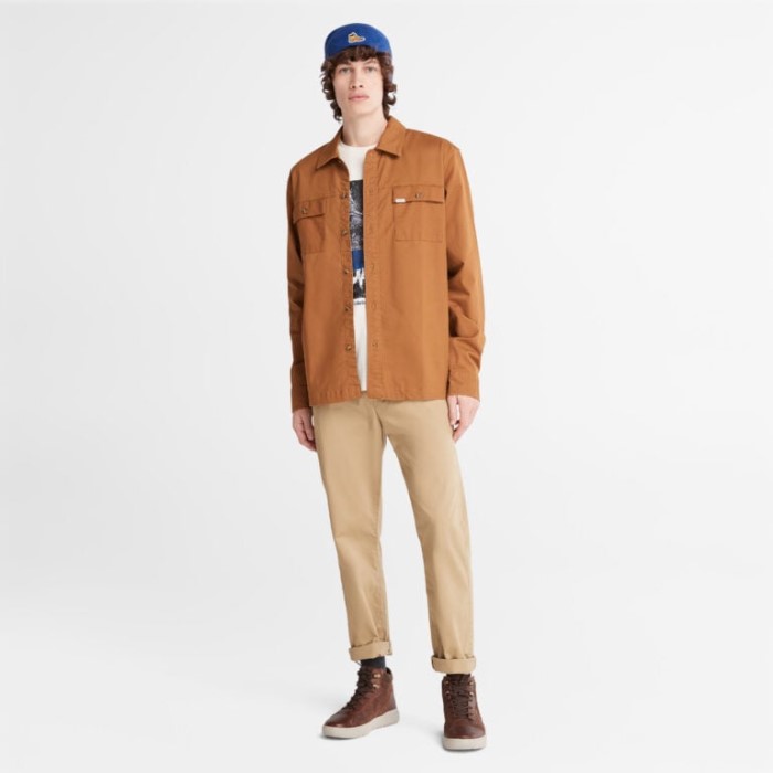 Timberland British Khaki Herre Lovell Lake Slim Tapered Joggerbukser