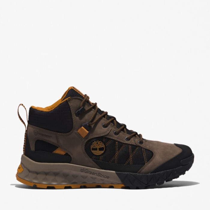 Timberland Brun Nubuck M Sorte Mænd Trailquest Vandtætte Vandrestøvler