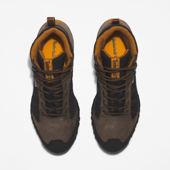 Timberland Brun Nubuck M Sorte Mænd Trailquest Vandtætte Vandrestøvler