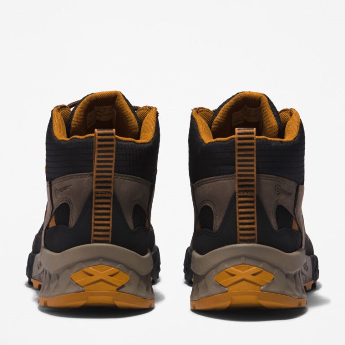 Timberland Brun Nubuck M Sorte Mænd Trailquest Vandtætte Vandrestøvler