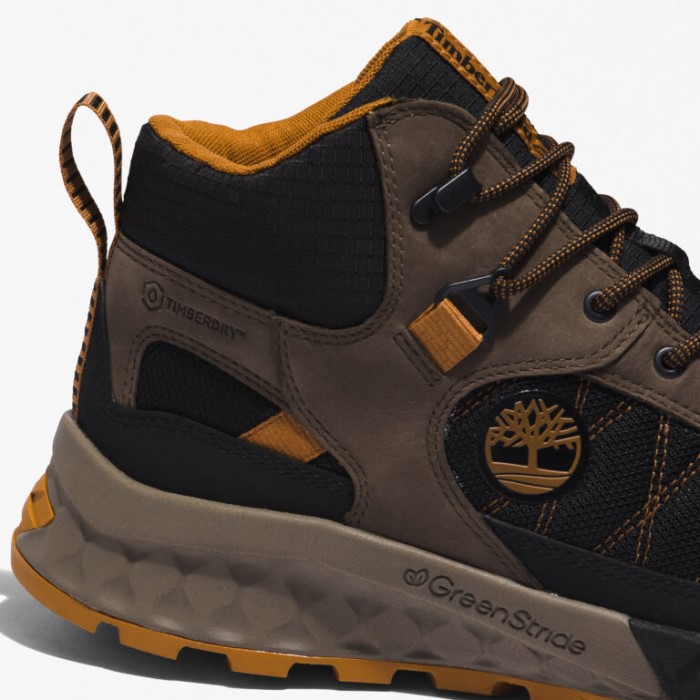 Timberland Brun Nubuck M Sorte Mænd Trailquest Vandtætte Vandrestøvler