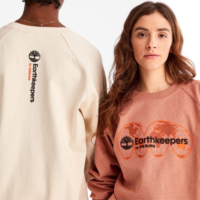 Timberland Chutney Alle Køn Earthkeepers By Raeburn Archive Globe Crewneck Sweatshirt