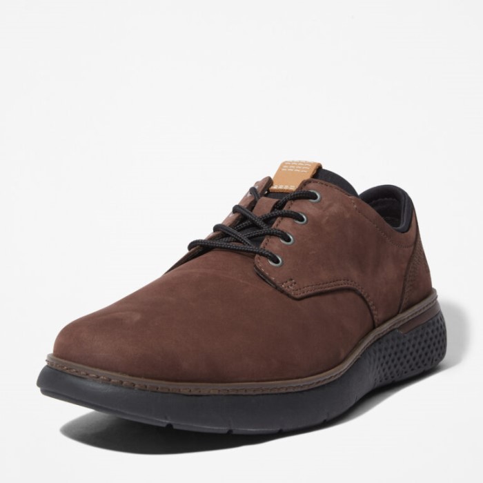 Timberland Mørkebrune Nubuck Herre Cross Mark Oxford Sneakers