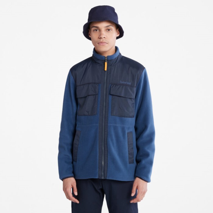 Timberland Mørk Safir-mørk Denim Mænd Mt. Willard Fleecejakke